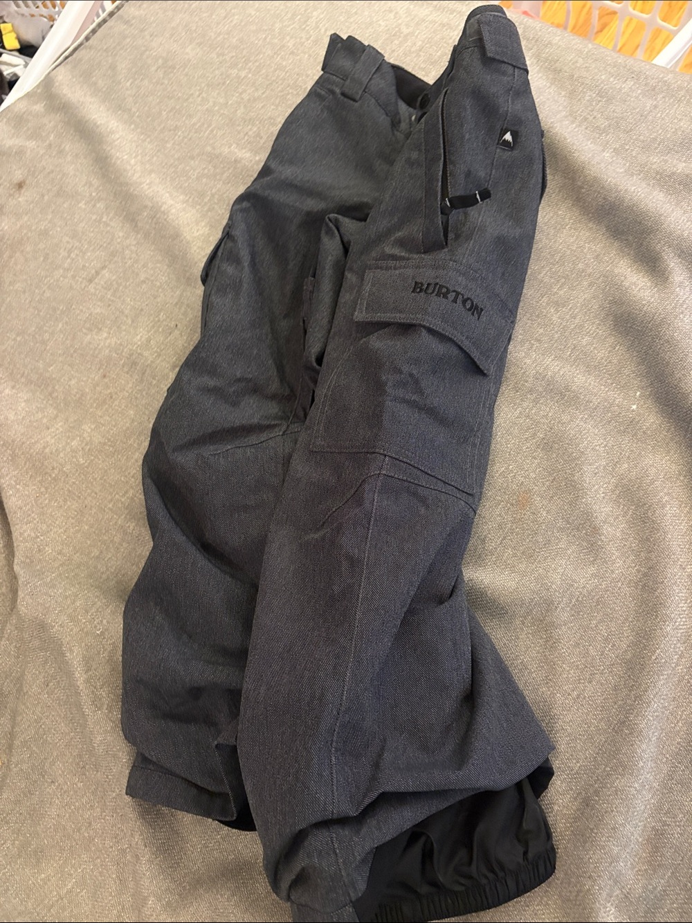 Burton Kids Charcoal Gray Cargo Snow Pants